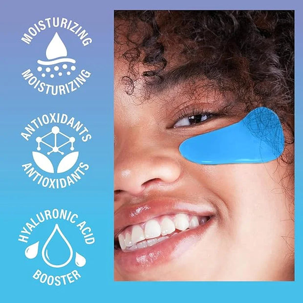 20 Pair Value Bundle featuring 10 x Marine Algae and 10 x Hyaluronic Acid Under Eye patches for Dark Circles and Puffiness...