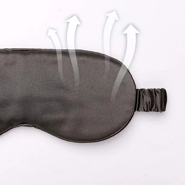 Silk Sleep Mask Light Blocking Luxury 100% Mulberry 19mm Silk Eye Mask Eye Cover Blindfold Ultra Soft Light & Comfy Anti A...