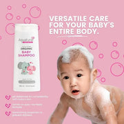 Organic Baby Shampoo - Plant-Based, Vegan & Gentle for Toddler, Moisturizing, Softens Hair - Girls & Boys Newborns, Kids S...