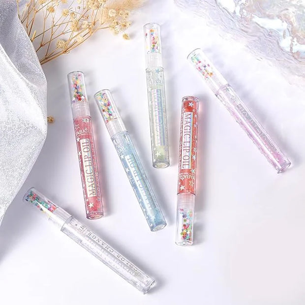 Petansy Shimmery Glitter Lip Gloss 6 Colors Liquid Lipstick Set Plumping Lip Oil | Syrupy gloss | Long Lasting | Moisturiz...