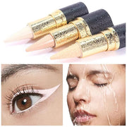 Kaely 2Pcs Quartz Queen White Gel Eyeliner Pencil, Natural Cream Eye Liner Waterproof Smudge Proof, Matte Waterline Eyelin...
