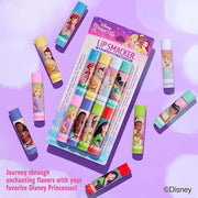 Lip Smacker Disney Princess Flavored Lip Balm Party Pack 8 Count, Clear, For Kids - Product Image