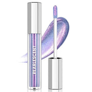 Purple Glitter Lip Gloss Liquid Lipstick, Diamond Shimmer Metallic Sparkly Iridescent Chameleon Lilac Lip Gloss Gift for W...