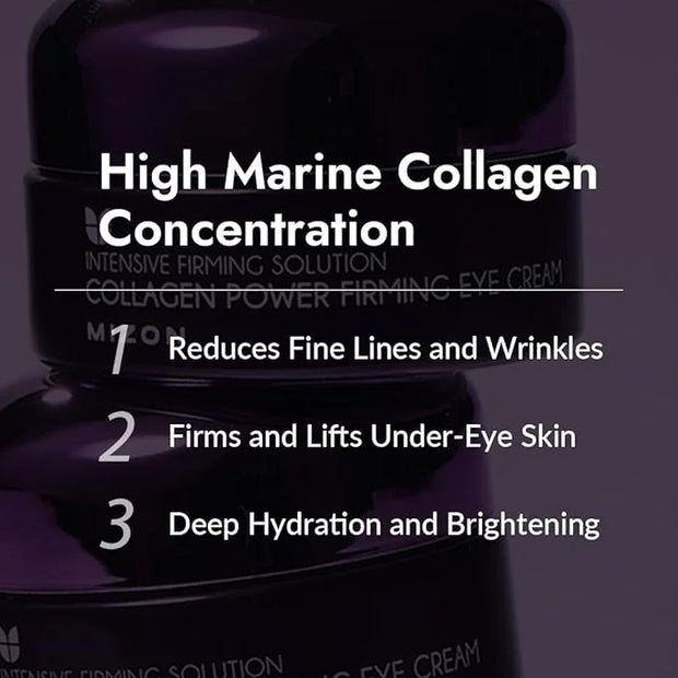 MIZON Collagen Power Firming Eye Cream, Collagen, Anti-wrinkle, elastin booster, Moisturizing, skin elasticity with Hyalur...