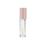 COSIDEA 24 pcs Empty 5ml big brush lip gloss tube Pink round lipgloss tubes container with big doe foot wand cosmetic pack...