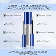 Eyebrow Eyelash Growth Serum,Natural Eyebrow Serum for Longer, Fuller, and Thicker Brows Lash - Product Image