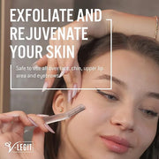 Dermaplaning Tools - Exfoliating Facial Razor Dermaplane for Women & Men Shaver to Exfoliate Refresh the Skin Peach Fuzz E...