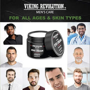 Viking Revolution Men's Eye Cream - Natural Anti-Aging, Dark Circle Treatment, Reduces Puffiness & Crowsfeet - 6ml - Produ...