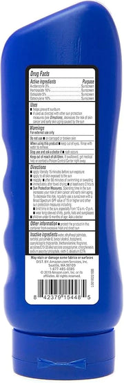 Amazon Brand - Solimo Sport Sunscreen Lotion, SPF 30, Reef Friendly (Octinoxate & Oxybenzone Free), Broad Spectrum UVA/UVB...