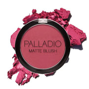 Palladio Matte Blush, Brushes onto Cheeks Smoothly, Soft Matte Look and Even Finish, Flawless Velvety Coverage, Effortless...