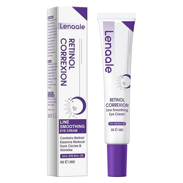 Eye Cream, Retinol Eye Cream for Dark Circles, Puffiness Anti Aging, With Hyaluronic Acid, Peptides, Caffeine Reduces Bags...