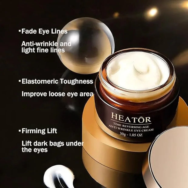 Anti Aging Eye Cream, Under Eye Cream For Wrinkles, Day & Night Eye Cream With Hyaluronic Acid, to Reduce Wrinkles, Dark C...