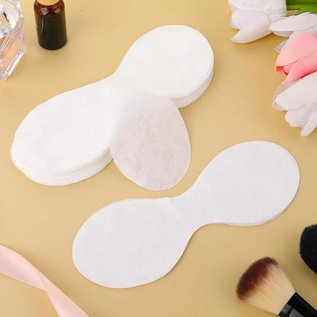 100 Sheets Eye Covers for Facials Disposable Eye Masks Non-woven Cotton Eye Pads Spa Eye Masks Eye Care Patches Paper Pape...