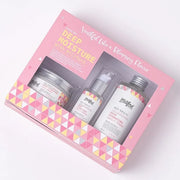 Deep Moisture Skincare Set with Panthenol and Hyaluronic Acid for Dry Skin, Moisturizing, Hydrating, Soothing, Face Moistu...