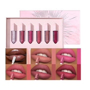 6PCS Diamond Lip Gloss Set, Matte & Pearlescent Finish, Long-Lasting Hydrating Lipstick, Non-Sticky, High-Pigment Formula ...