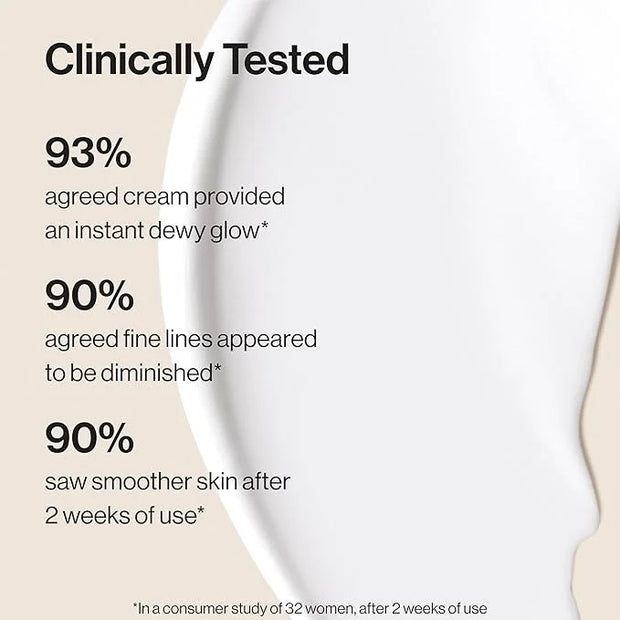 Honest Beauty Hydrogel Cream with Hyaluronic Acid | Lightweight, Moisturizing Water Cream | Gentle for Sensitive Skin, Fra...