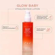 Pacifica Glow Baby Face Lotion & Eye Cream Set of 2 – Brightening Vitamin C Moisturizer + Depuffing Eye Cream with Caffein...