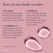 Medix 5.5 Anti Aging Skin Care 3PC Set | Retinol Body Cream + Exfoliating AHA Glycolic Acid Foaming Face Wash & Body Wash ...