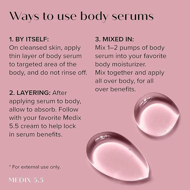 Medix 5.5 Anti Aging Skin Care 3PC Set | Retinol Body Cream + Exfoliating AHA Glycolic Acid Foaming Face Wash & Body Wash ...