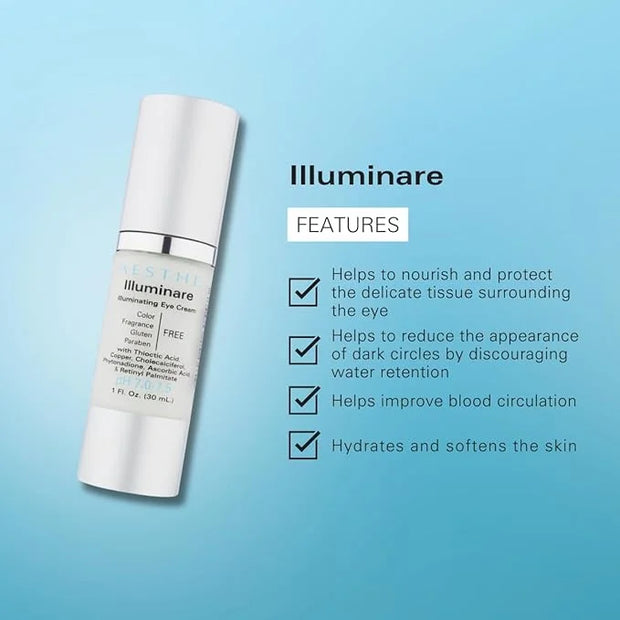 Aesthe Vivace Eye Lifting Gel - Revitalize & Firm + Aesthe Illuminare Illuminating Eye Cream Bundle - Product Image