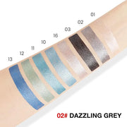 evpct Dazzling Grey Shimmer Cream Eye Shadow Brightener Sticks Set for Eyes, Grey Shimmery Matte Pencil Eye shadow Applica...
