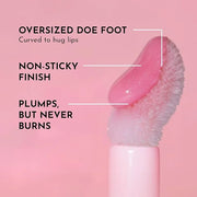 Forget the Filler Lip Plumping Line Smoothing Gloss - Daisy Girl - Premium Volumizing Lip Gloss with Natural Ingredients D...