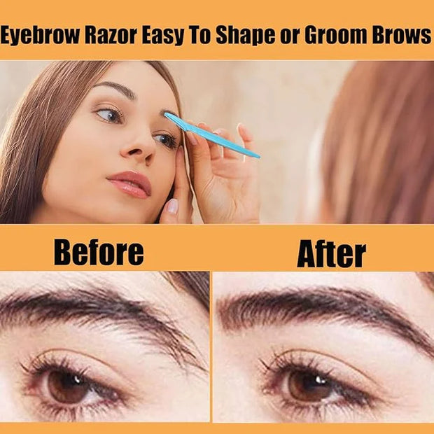Eyebrow Razor for Women, iDeep 12 Pcs Eyebrow Razor with Safety Cover 4 Color Facial Hair Removal Shavers Dermaplane Razor...