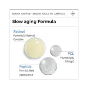 CNP Retinol PCL Eye Treatment Serum (1.01 fl.oz/ 30ml) - Tension Angle-Fit Ampule, Under Eye Tightening, Firming, Fine Lin...
