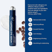 Eye Roller for Bags for Men: Men’s Caffeine Under Eye Cream for Puffy Eyes and Dark Circles Treatment – Cooling Stick Depu...