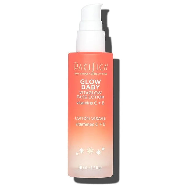 Pacifica Face Moisturizer - Vitamin C Face Lotion Glow Baby VitaGlow Face Moisturizer Glow Recipe, Vitamin E, Antioxidants...