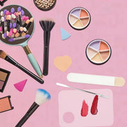 2 Pcs Acrylic Cosmetic Makeup Palette with 2
