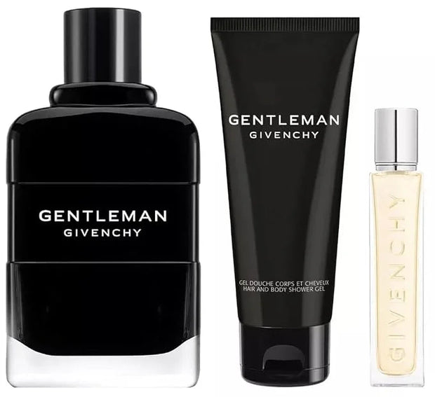 Givenchy Gentleman Reserve Privee Men's Gift Set (100 ml EDP + 75 ml Shower Gel + 12.5 ml Mini Travel Spray) - Product Image