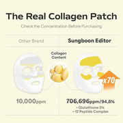 SUNGBOON EDITOR Deep Collagen Melting Patch | Real Collagen, Glutathione, Glass Skin, Skin Firming for Deep Wrinkle, Spot ...