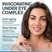 NUVADERMIS Caffeine Eye Cream with Retinol & Hyaluronic Complex – Anti-Aging Treatment – 1.7 oz – Made in the USA - Produc...