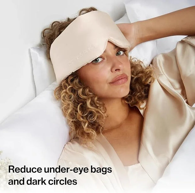 Dore & Rose Deep Sleep Mask Light Blocking, 23 Momme Mulberry Silk Eye Mask, Ultra Soft, Adjustable - Travel Sleeping Mask...