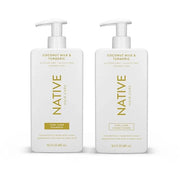 Coconut & Turmeric Shampoo and Conditioner Contain Naturally Derived Ingredients | All Hair Types, Color & Treated, Fine t...