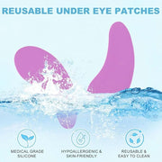 Joez Wonderful Under Eye Patches 5 Pairs, Silicone Reusable Eye Patches, Under Eye Mask for Skin Care Effect to Reduce Wri...