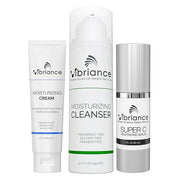 Vibriance Bundle Skincare Set | Super C Serum, Moisturizing Cleanser and Face Cream | Complete Kit for Radiant Beauty - Pr...