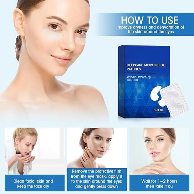 Malora Microglow Eye Patches, Malora Eye Patch, Microglow Patches, Everver Glowup Deep Care Microglow Patches, Women Face ...