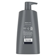 DOVE MEN+ CARE 2-in-1 Shampoo + Conditioner Thick + Strong 4 count for Fortifying Hair from Root to Tip, with Calcium, 25....