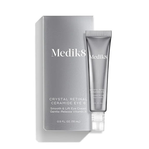 Medik8 Crystal Retinal Ceramide Eye 6 - Gentle Vitamin A Eye Cream - Reduces Appearance of Wrinkles - Perfect for Sensitiv...