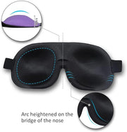 Sleep Mask Invisible Alar Deep Orbit 3D Eye Mask Ultra Lightweight & Comfortable Sleeping Mask for Travel, Nap, Shift Work...