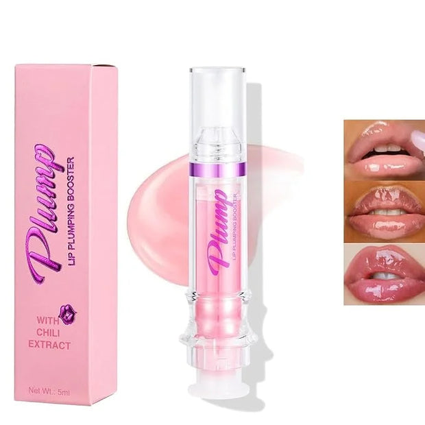Lip Plumping Booster, Spicy Lip Lipstick, Lifter Gloss, Hydrating, Volumizes High-Shine Lip Plumping Lip Glass Mirror Lip ...