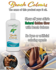 Caribbean Sol - Beach Colours Natural Self Tanning Lotion- Natural Eco-Friendly Sunless Tanner Skin Moisturizing Quick Sel...