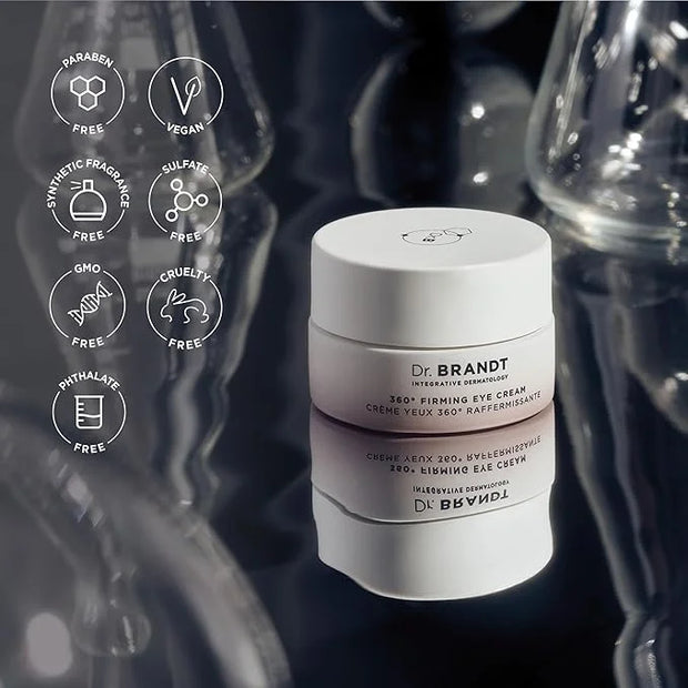 Dr. Brandt Dare to Age 360° Firming Eye Cream - 0.5 oz, Pack of 2 - Corrects the Look of Fine Lines, Dark Circles & Saggin...