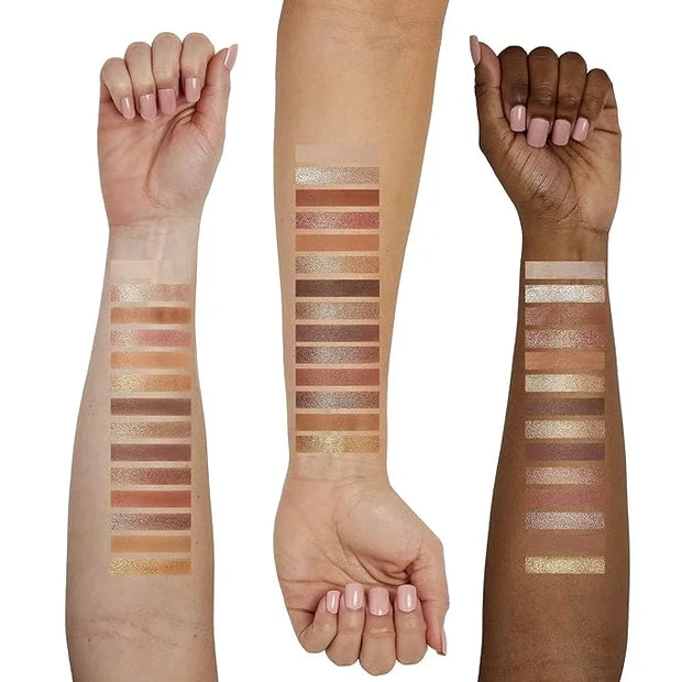 Sigma Beauty Ambiance Eyeshadow Palette | Luminous, Neutral and Gold Shades | Summer Vibes, Mirror Included - Product Image