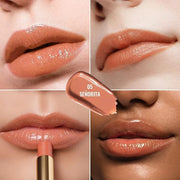 Oulac Orange Nude Shine Lipstick - Peach Moisturizing Lip Stick Glossy Tinted Lip Balm, Sheer Shine Juicy Finish, Lightwei...