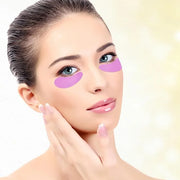 2 Pairs Under Eye Patches Reusable, Blue Purple Silicone Eye Mask for Wrinkles Dark Circles Puffiness Fine Lines Self Skin...