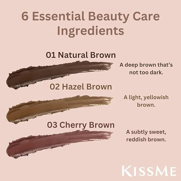 Heroine Make by KISSME Soft Define Waterproof Cream Pencil Eyeliner, Long-Lasting Natural Shades, 0.1g Punched Oval Core, ...