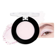 Monochrome Matte Eyeshadow Makeup Palette, Highly Pigmented Pearl White Eyeshadow Palette, Matte Pressed Powder Eye shadow...